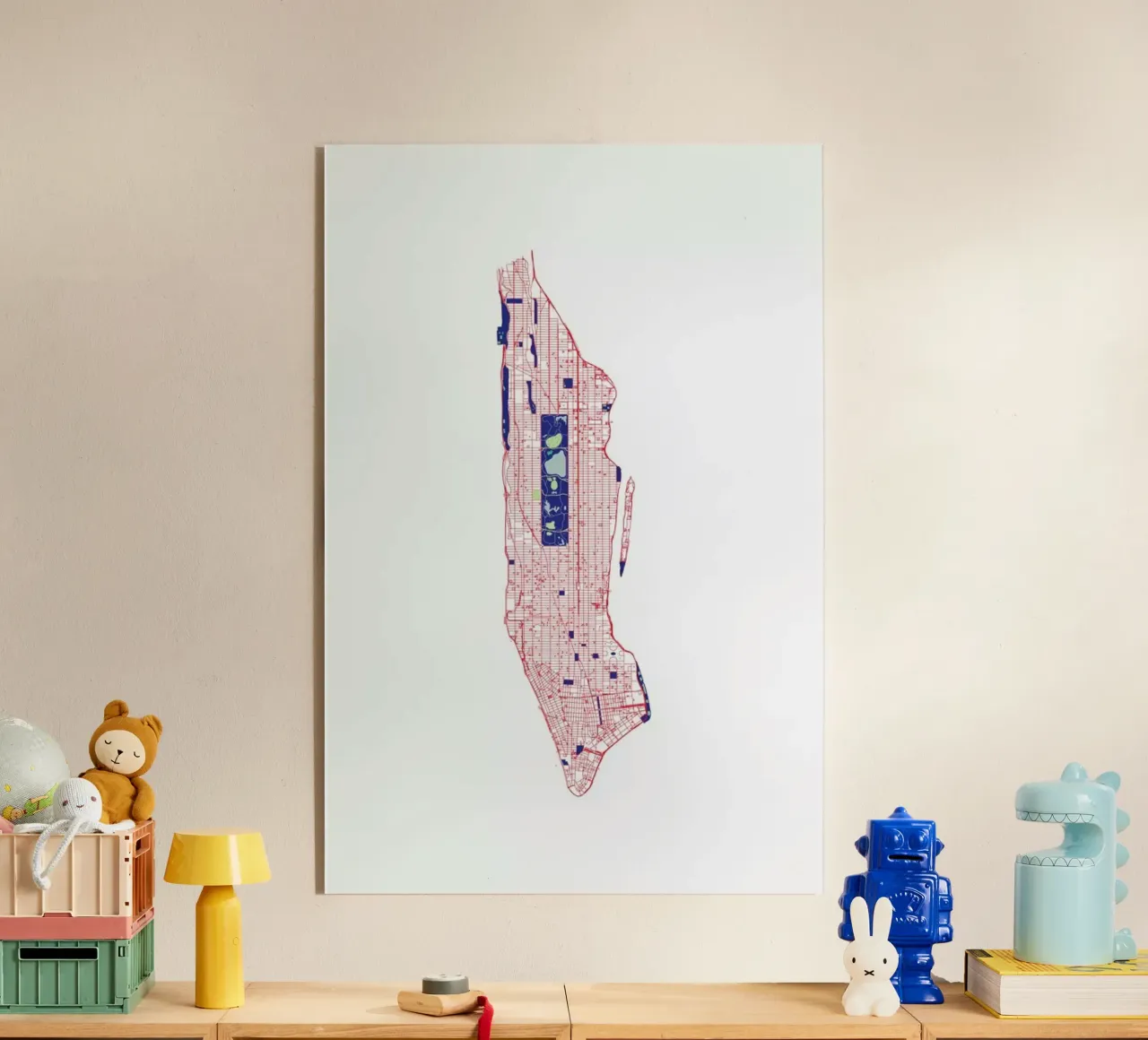 Manhattan Grid acrylic glass by Mattygug