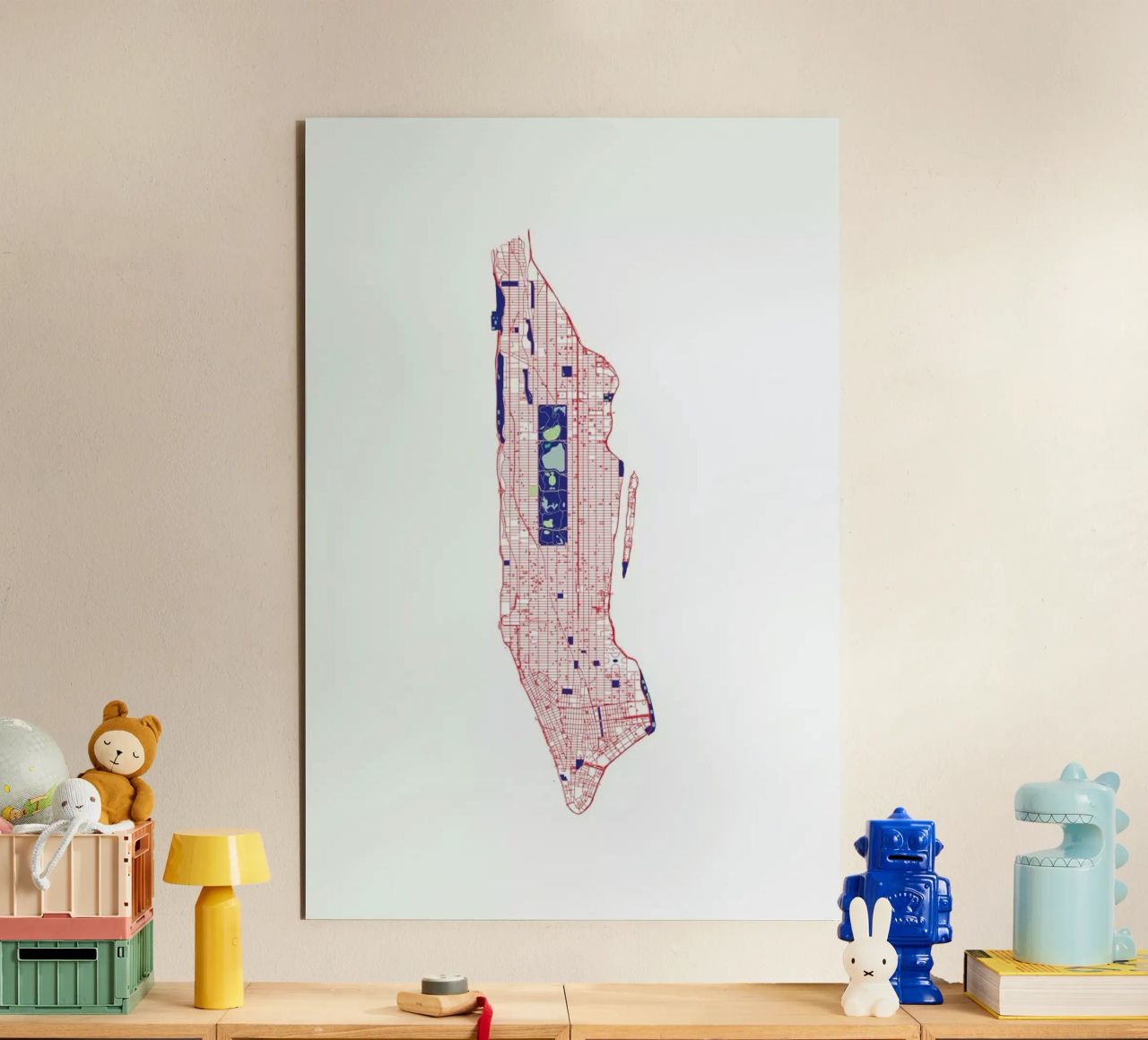 Manhattan Grid alluminio dibond da Mattygug