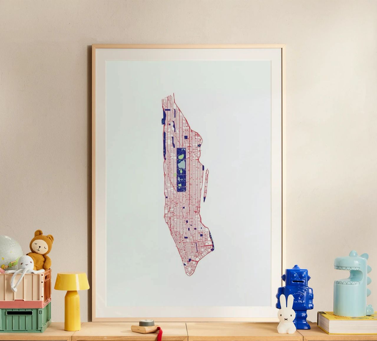 Manhattan Grid Poster von Mattygug