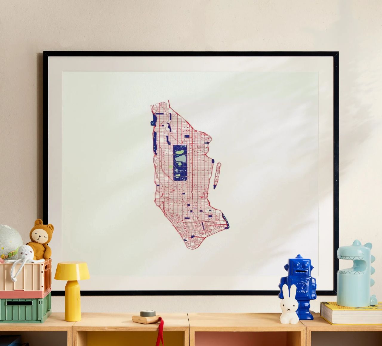 Manhattan Grid Poster von Mattygug