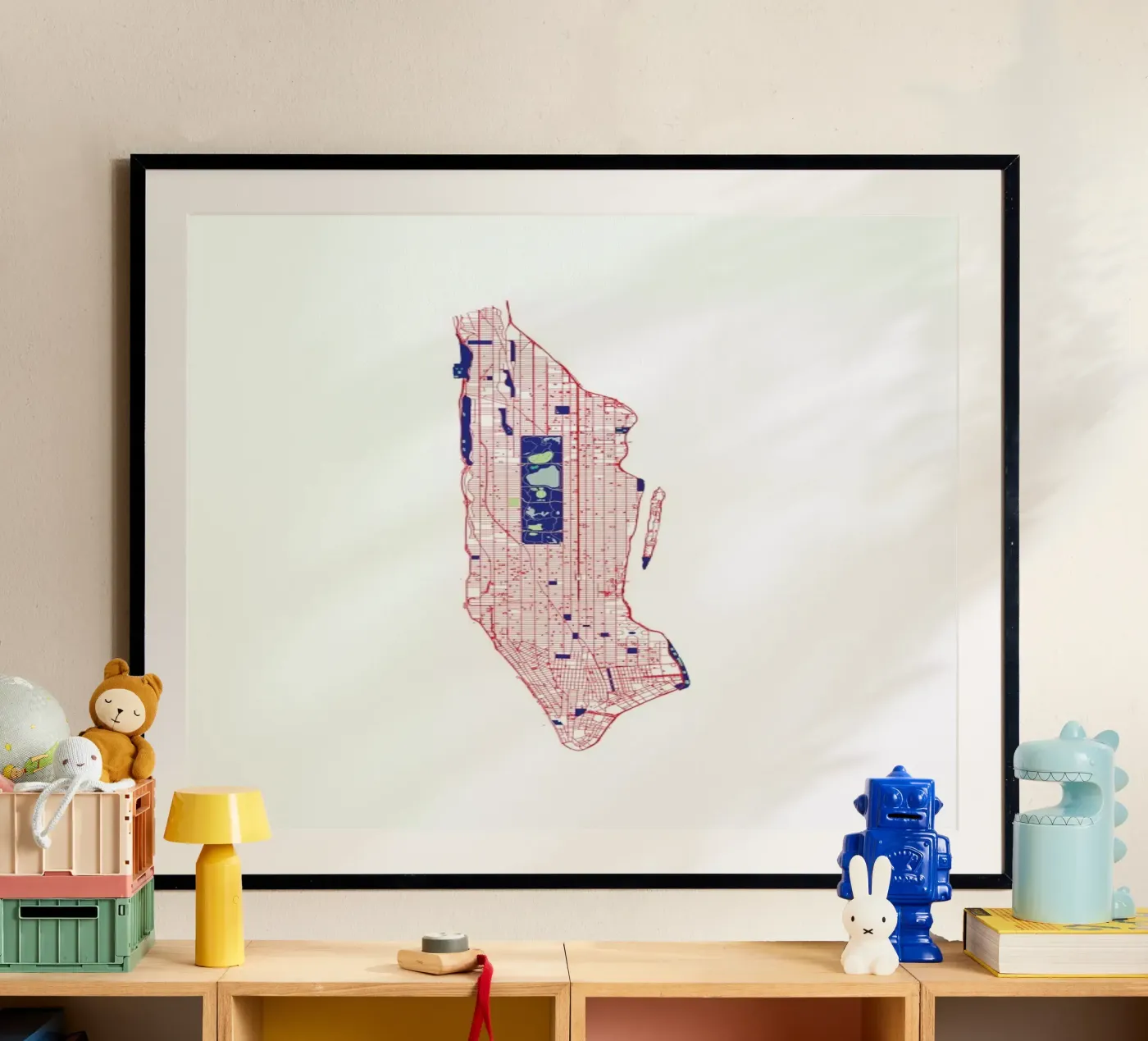 Manhattan Grid poster de Mattygug