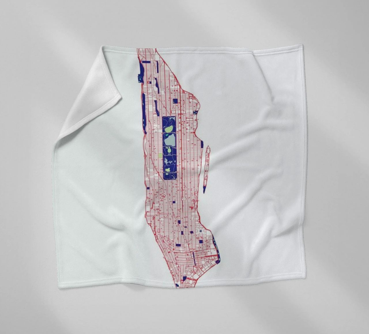 Manhattan Grid Fleecedecke von Mattygug