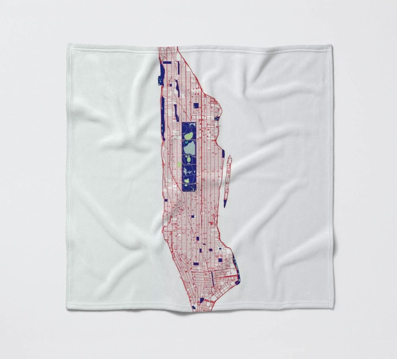 Manhattan Grid Fleecedecke von Mattygug