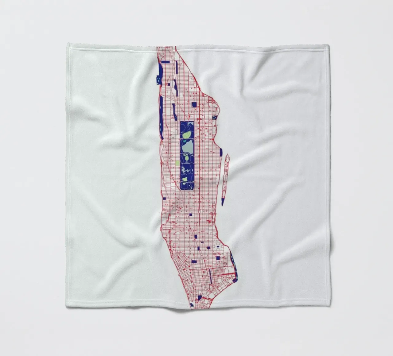 Manhattan Grid manta de franela de Mattygug