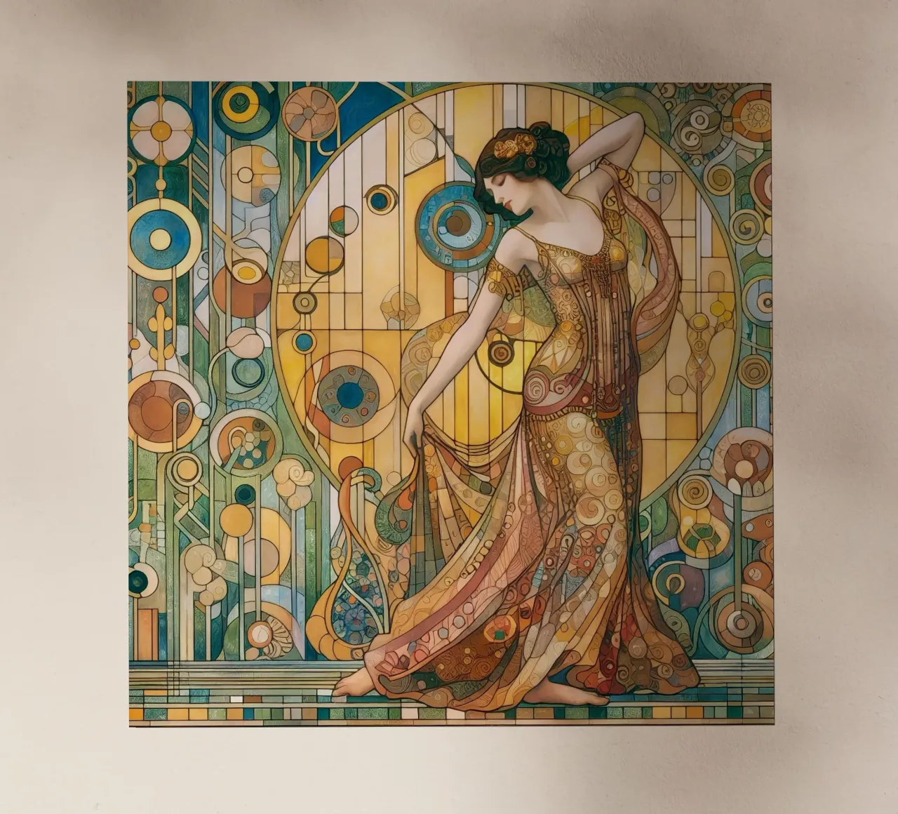 The dancer pellicola backlit da Art-Nouveau-Dsg