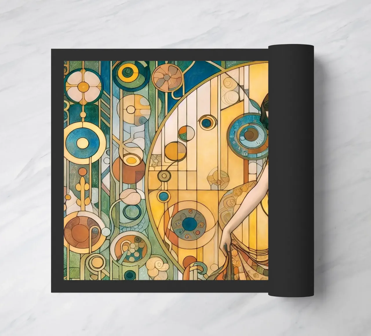 The dancer doormat by Art-Nouveau-Dsg