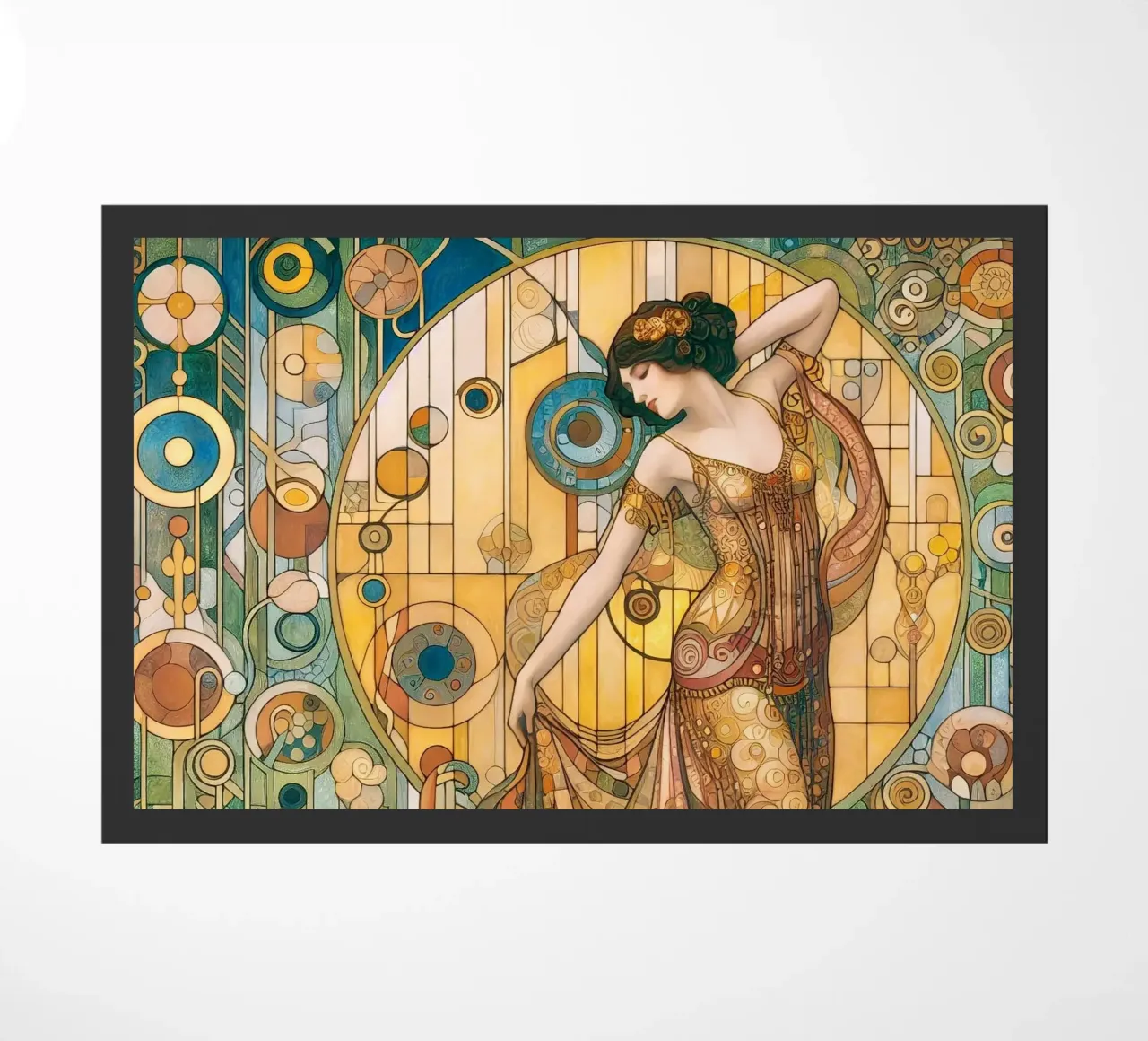 The dancer doormat by Art-Nouveau-Dsg