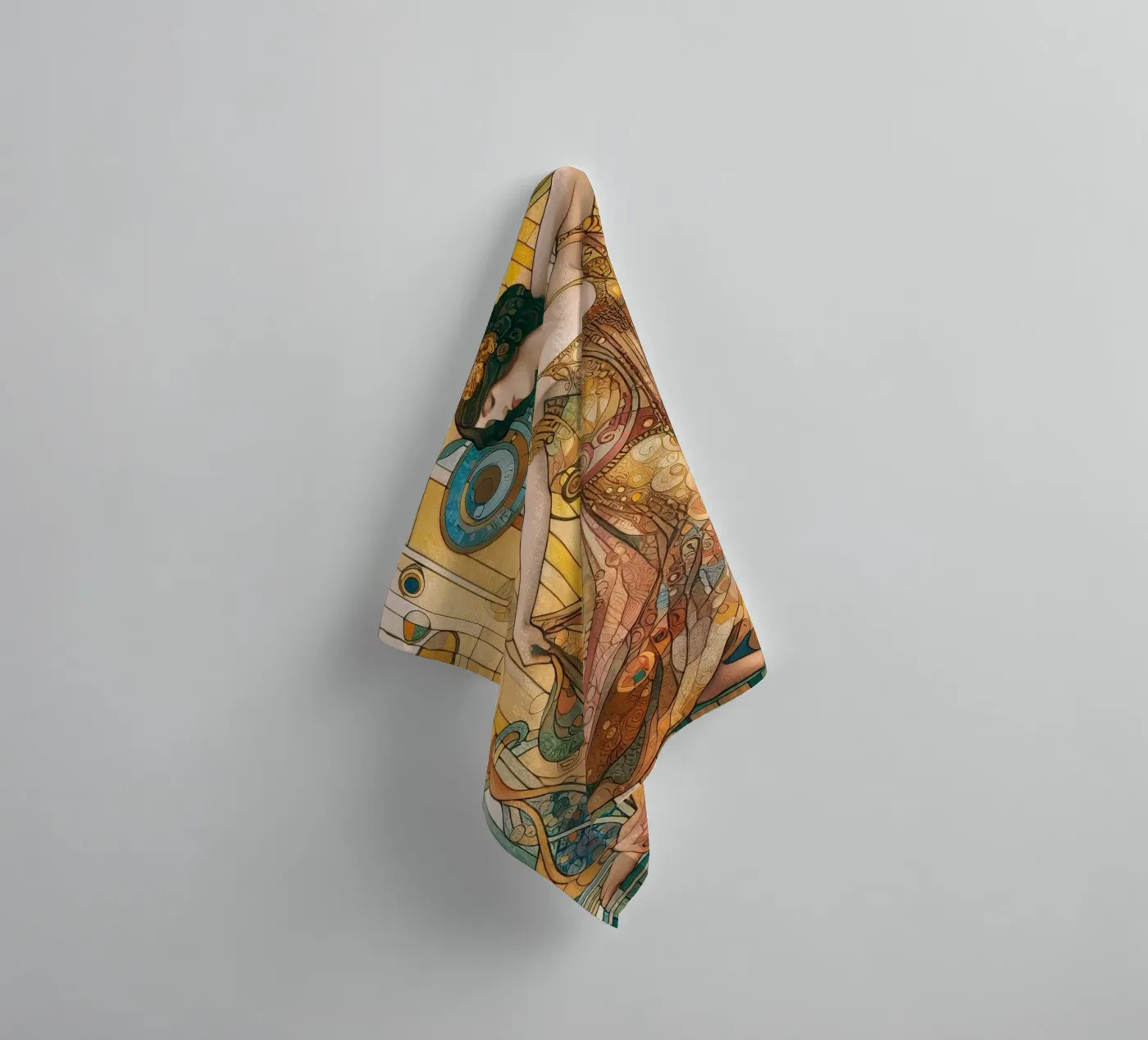 The dancer towel by Art-Nouveau-Dsg