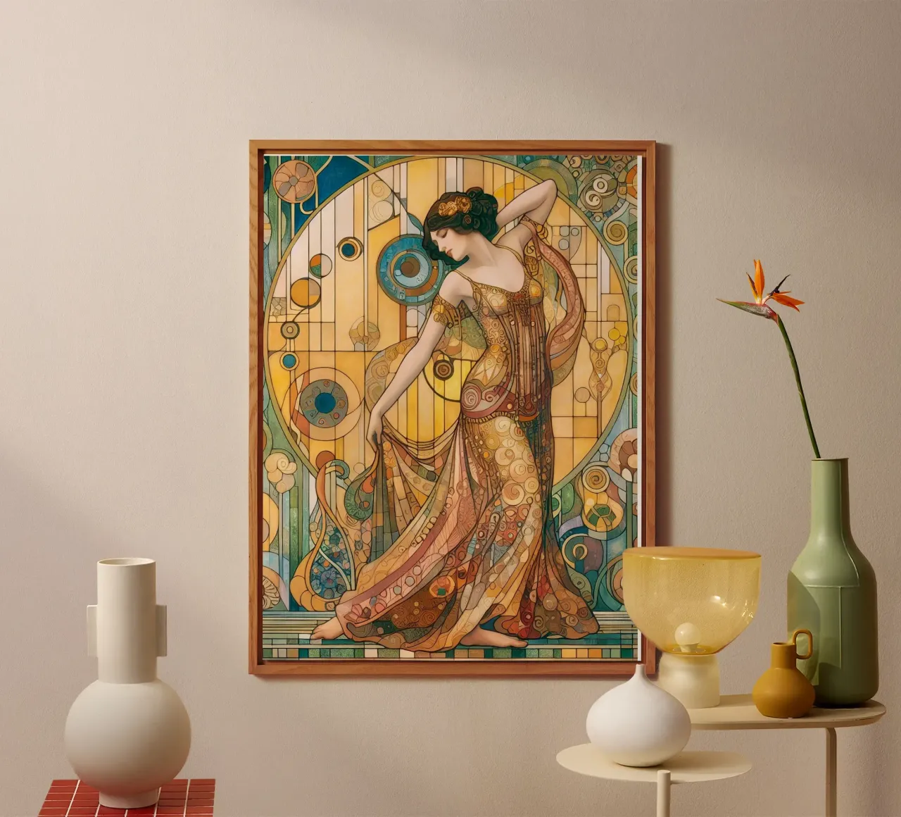 The dancer forex plate by Art-Nouveau-Dsg