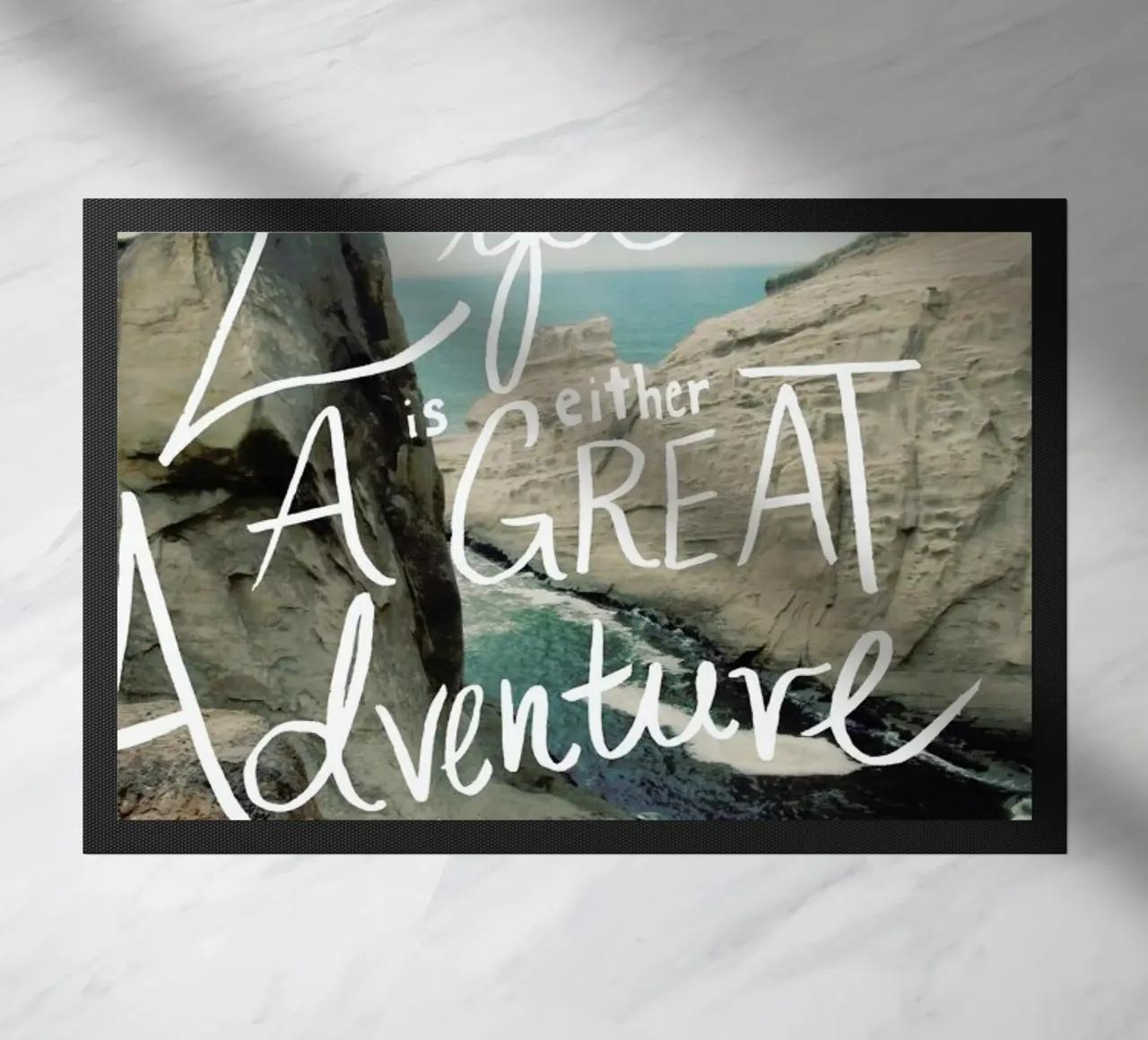 Great Adventure Fußmatte von Leah Flores