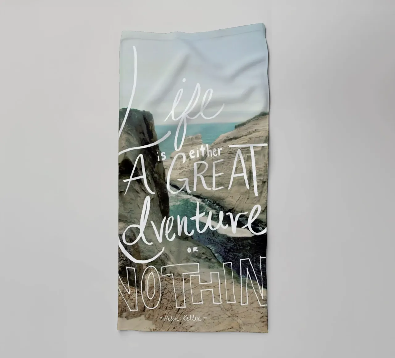Great Adventure badhanddoek van Leah Flores