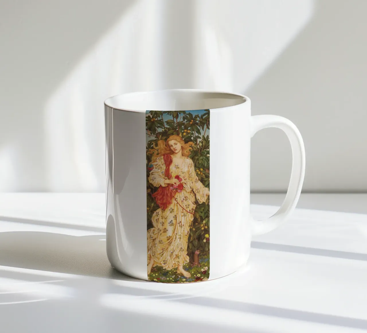 Evelyn de Morgan - Flora tazza in ceramica da Timeless Artworks