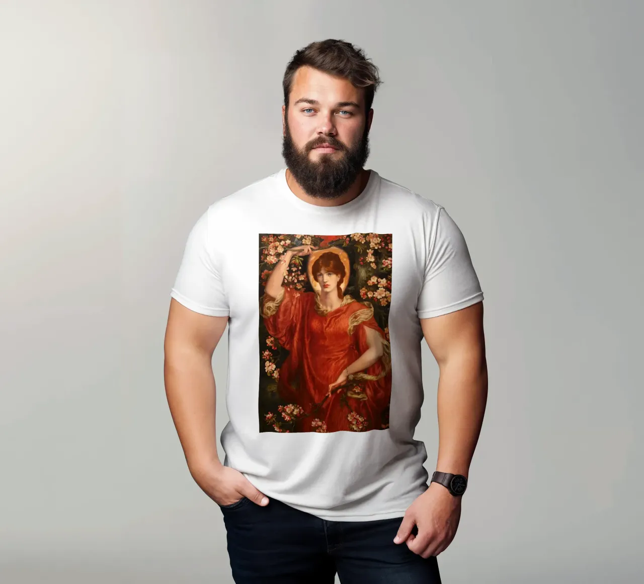 Dante Gabriel Rossetti - A vision of Fiammetta t-shirt da Timeless Artworks