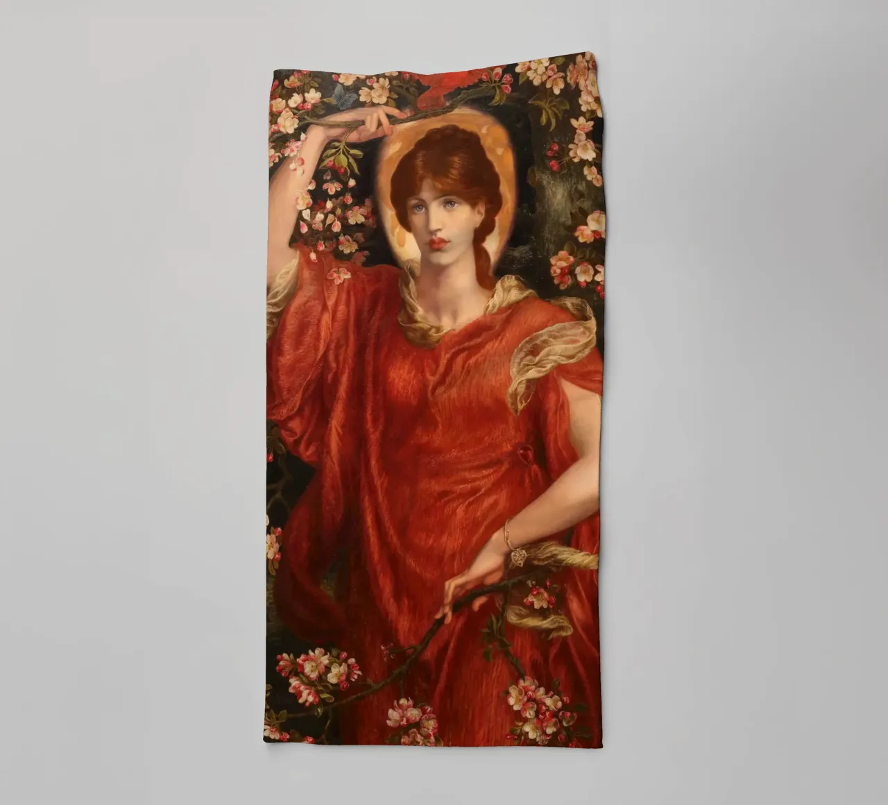 Dante Gabriel Rossetti - A vision of Fiammetta asciugamano da bagno da Timeless Artworks