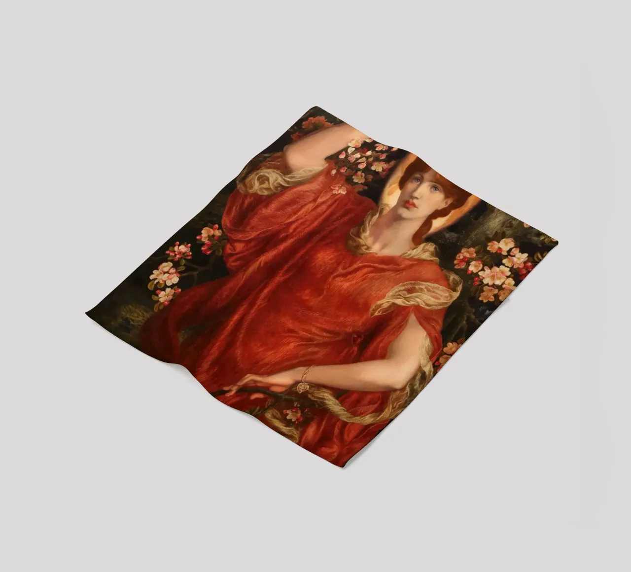 Dante Gabriel Rossetti - A vision of Fiammetta coperta in pile da Timeless Artworks