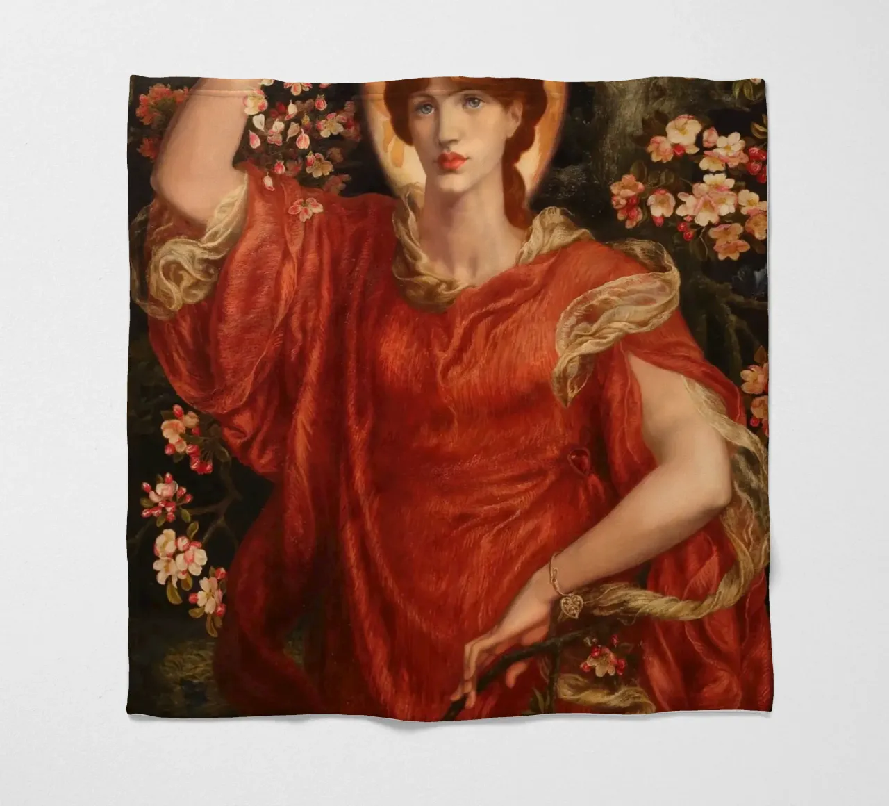 Dante Gabriel Rossetti - A vision of Fiammetta coperta in pile da Timeless Artworks