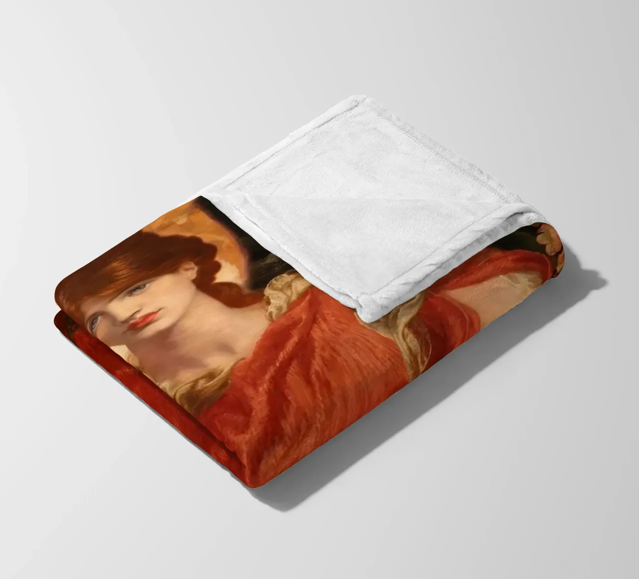 Dante Gabriel Rossetti - A vision of Fiammetta coperta in pile da Timeless Artworks