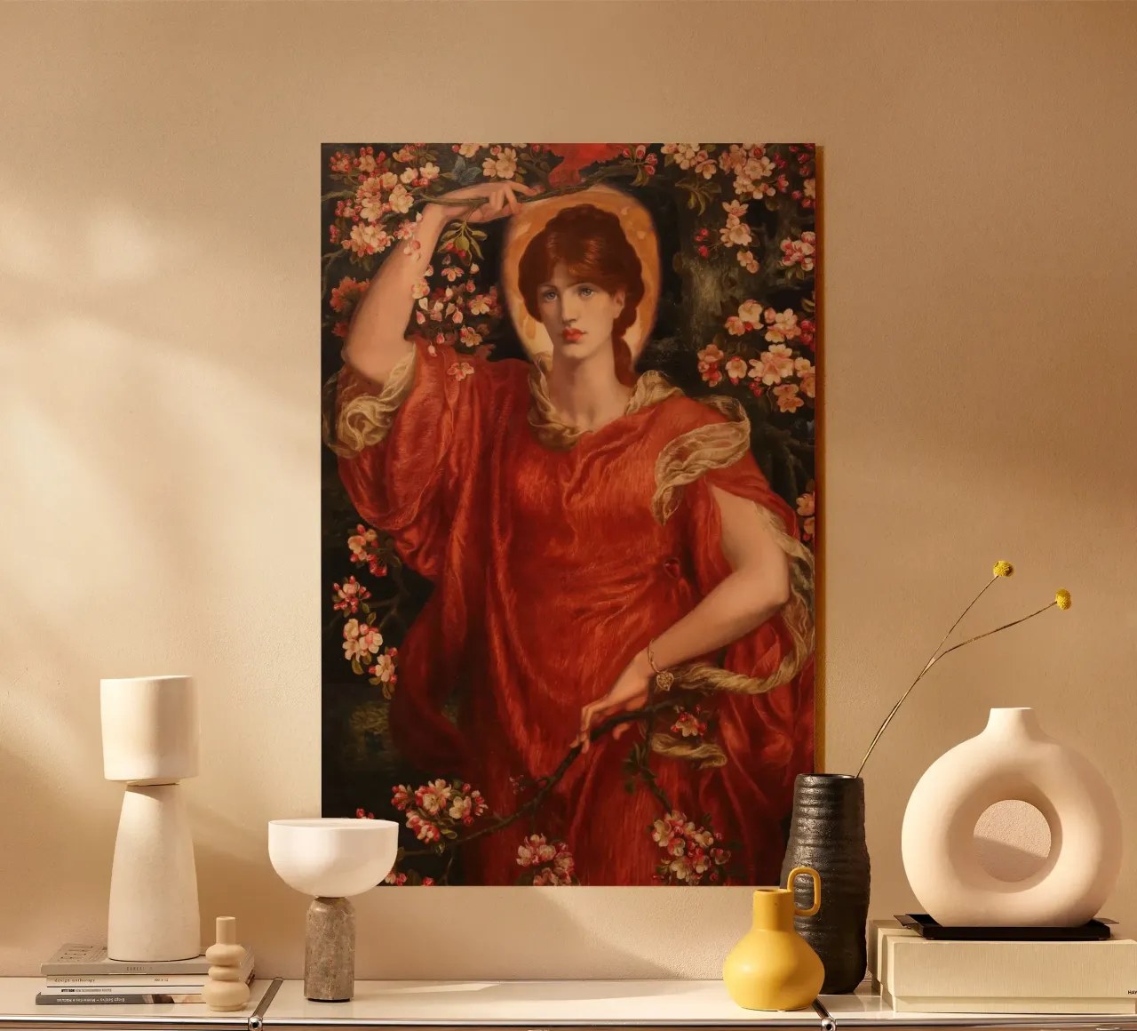 Dante Gabriel Rossetti - A vision of Fiammetta plexiglass da Timeless Artworks