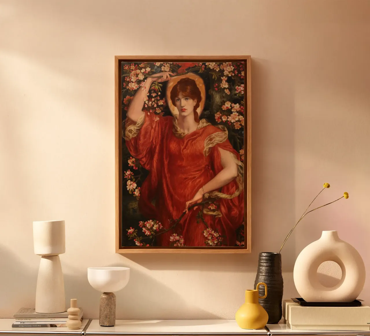 Dante Gabriel Rossetti - A vision of Fiammetta tela da Timeless Artworks