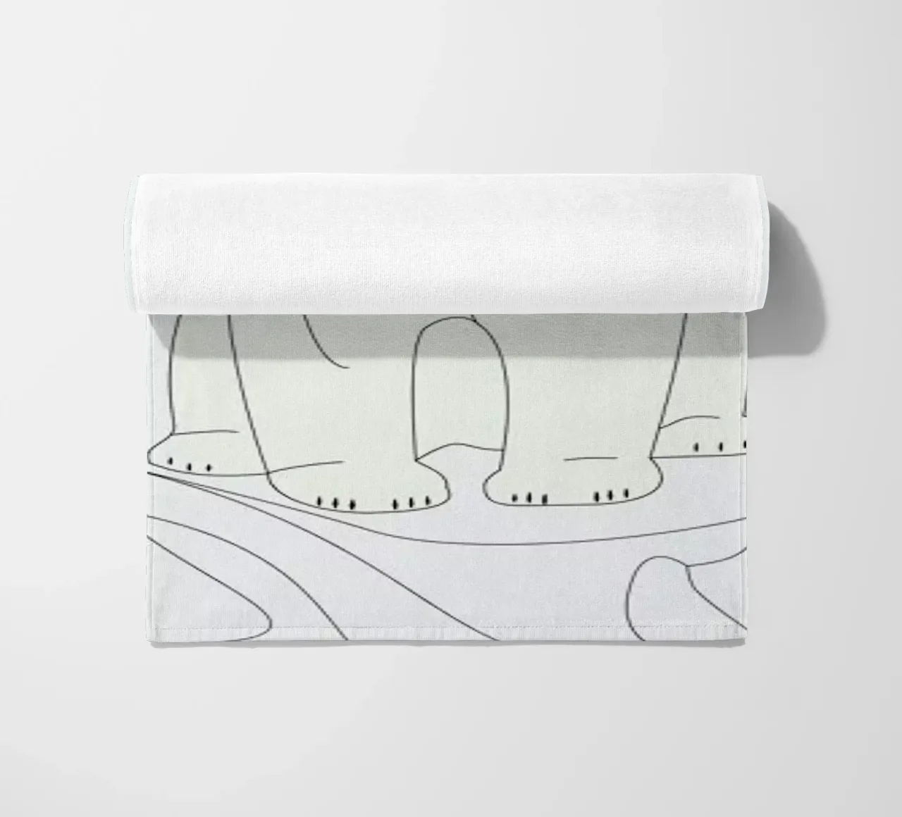 Isbjørn strandhanddoek van Swen Swensøn