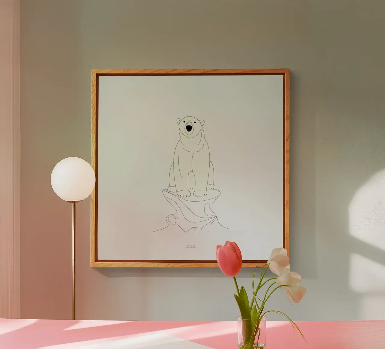 Isbjørn Acryl-Glas von Swen Swensøn