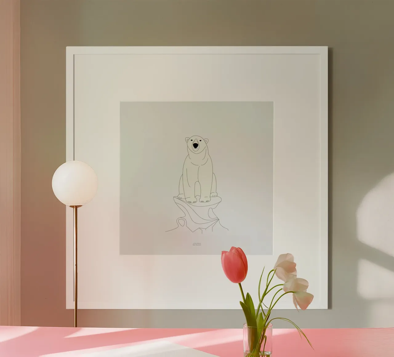 Isbjørn carta hahnemühle da Swen Swensøn