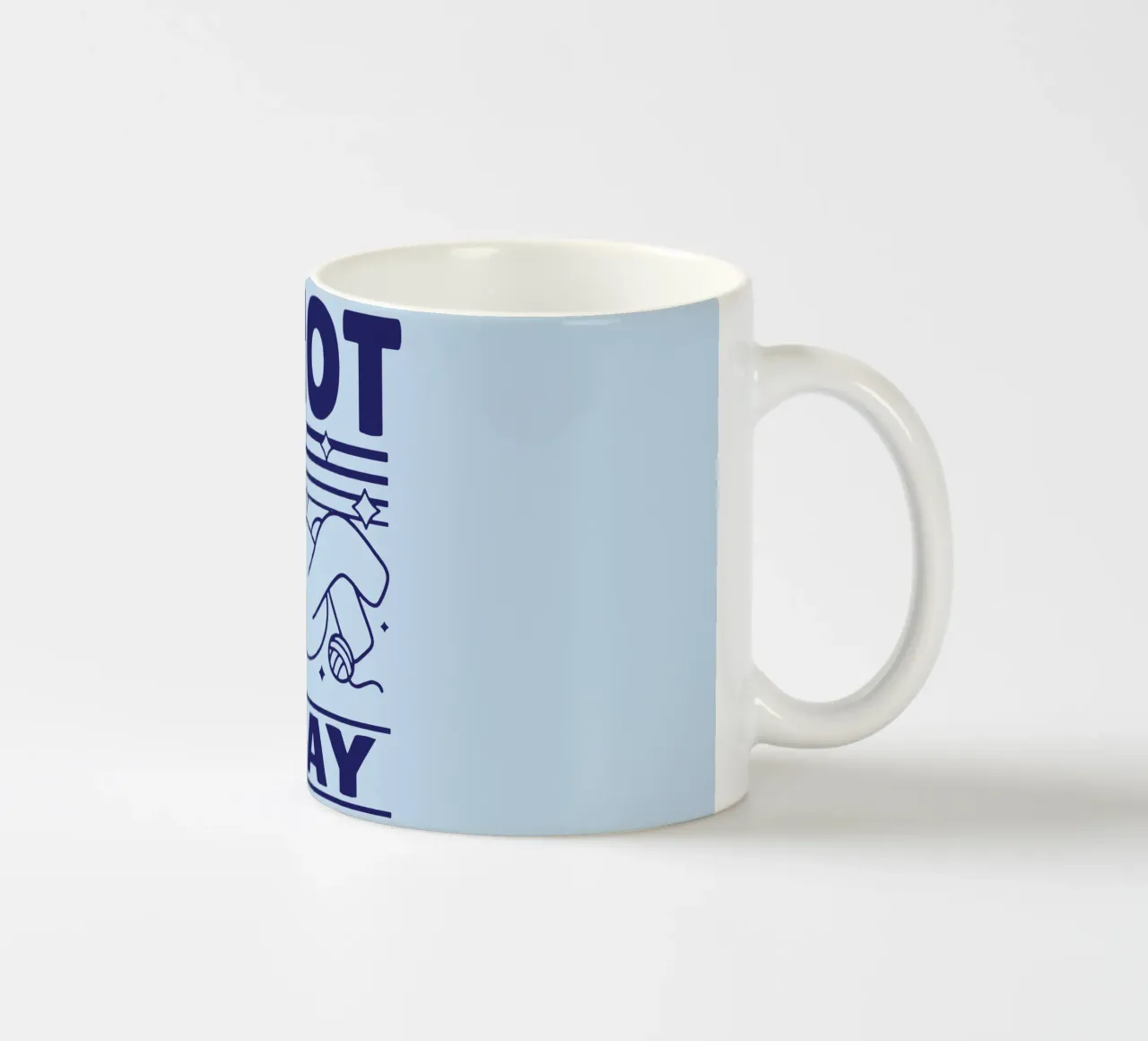 Non oggi tazza in ceramica da Gunawan Rb