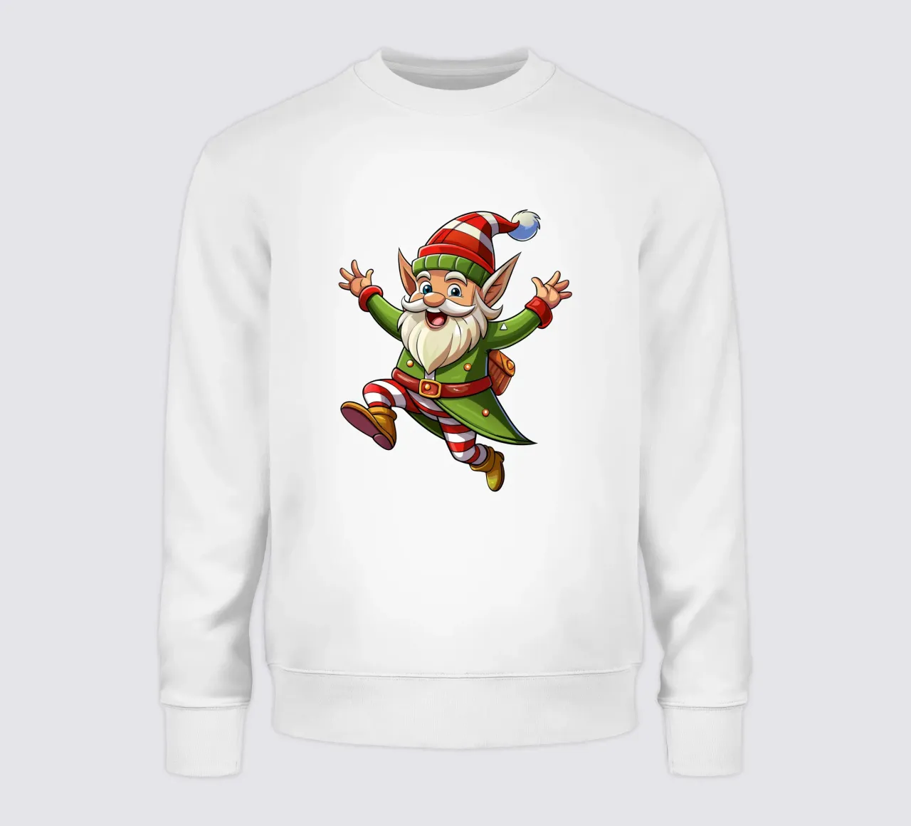 Allegro gnomo di Natale felpa da Artnesia