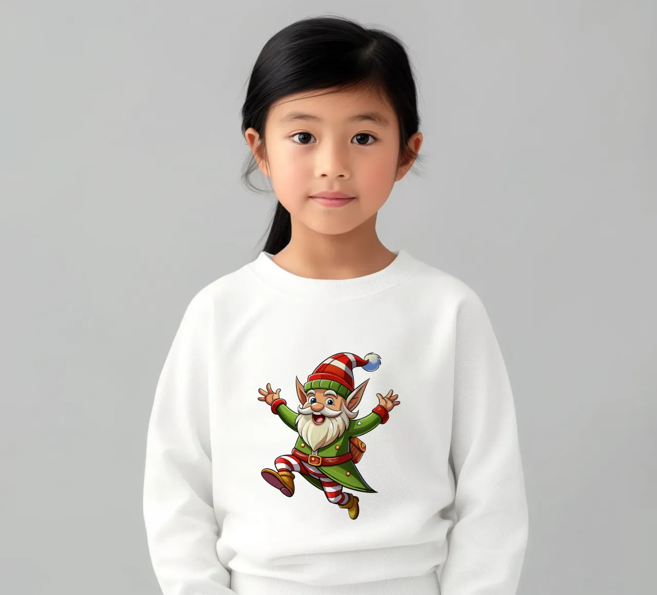 Allegro gnomo di Natale felpa bambino da Artnesia