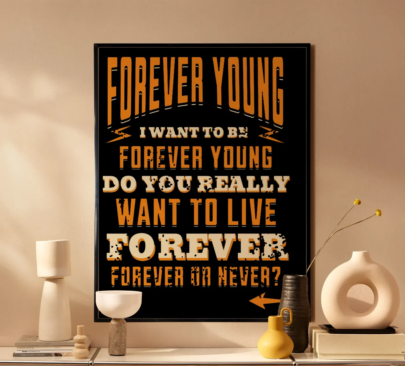 Forever Young poster by Gunawan Rb