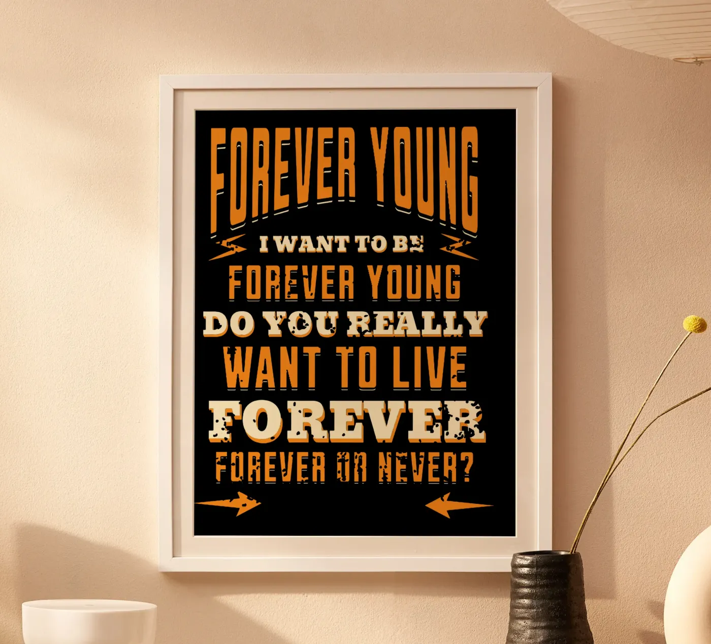Forever Young poster by Gunawan Rb