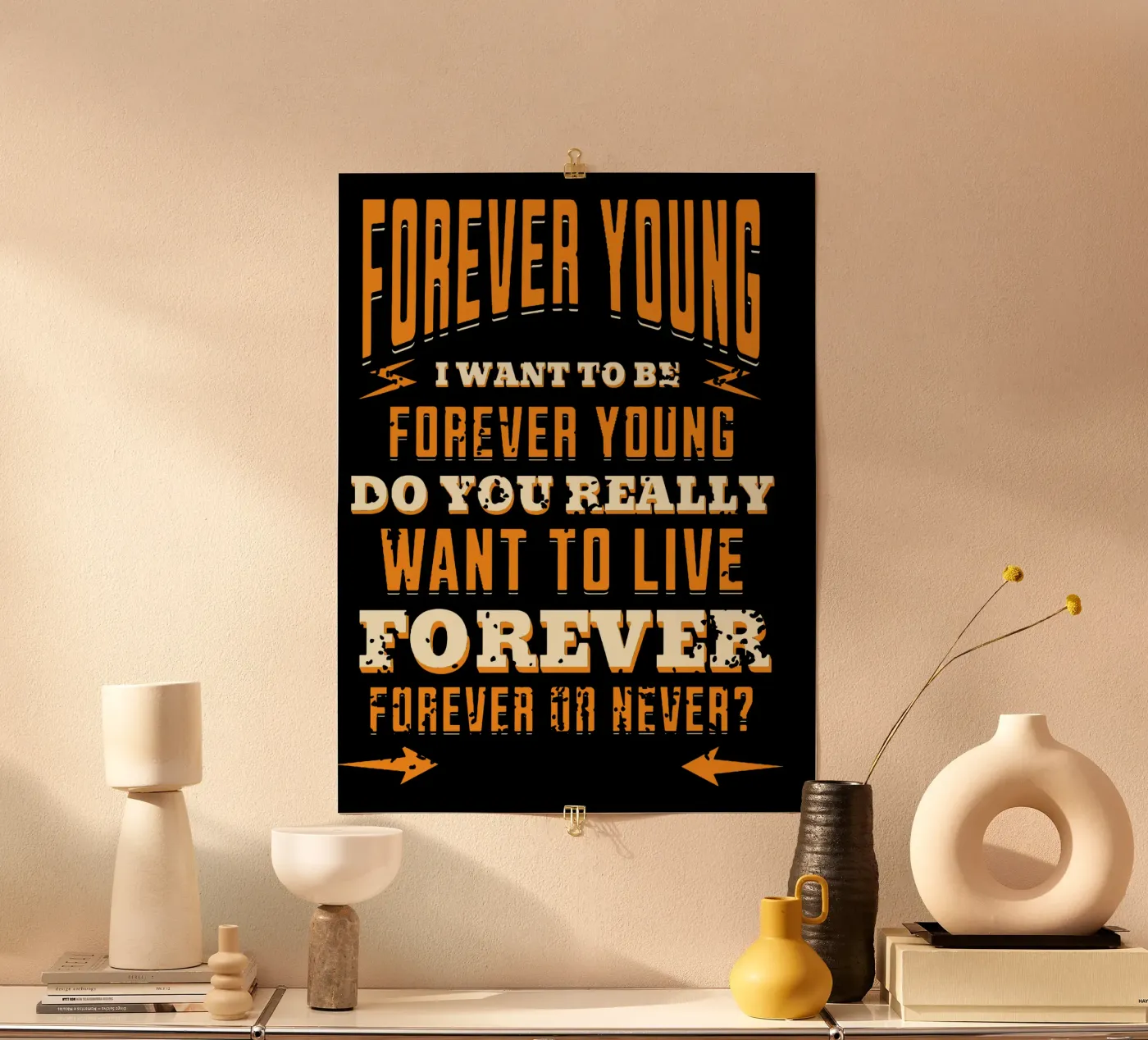 Forever Young poster by Gunawan Rb