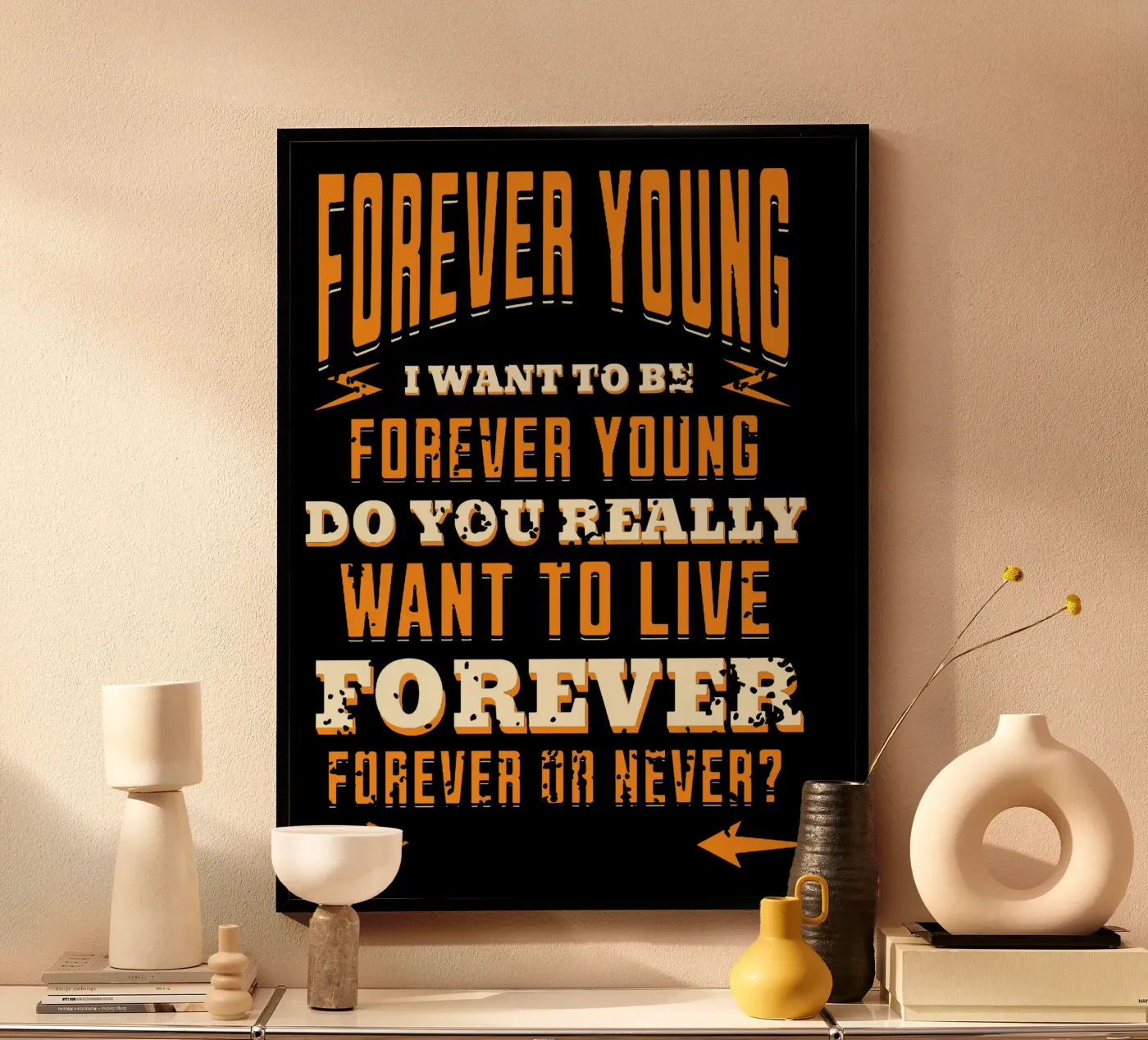Forever Young poster by Gunawan Rb