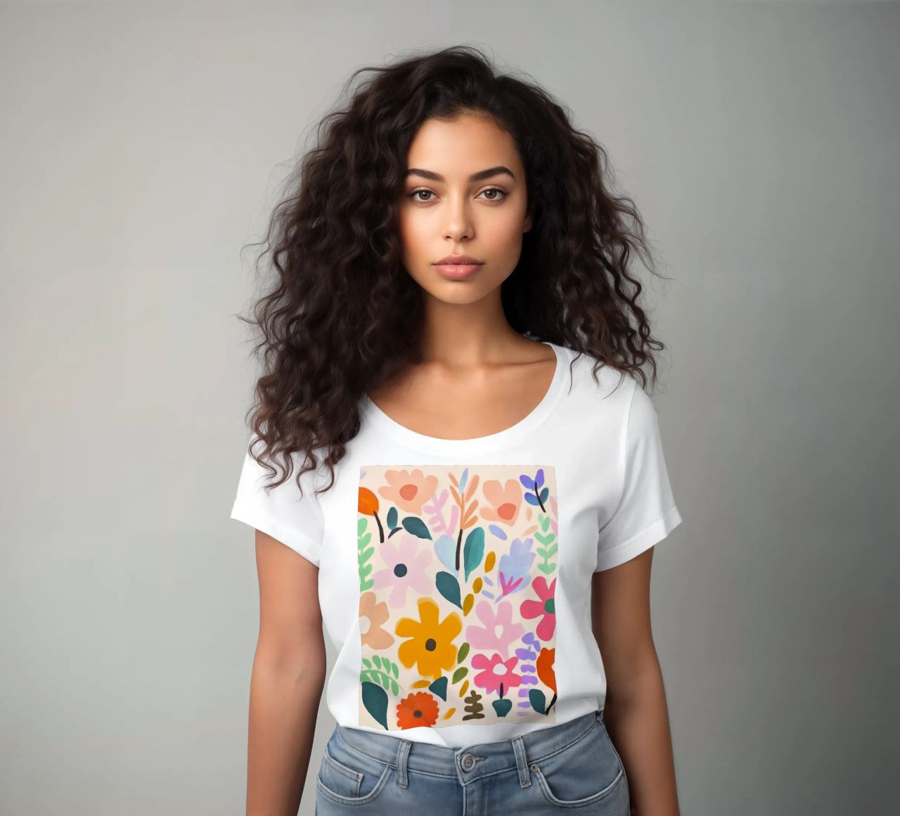 Matisse Flower Garden Frauen T-Shirt von Andrea Haase Modern Home