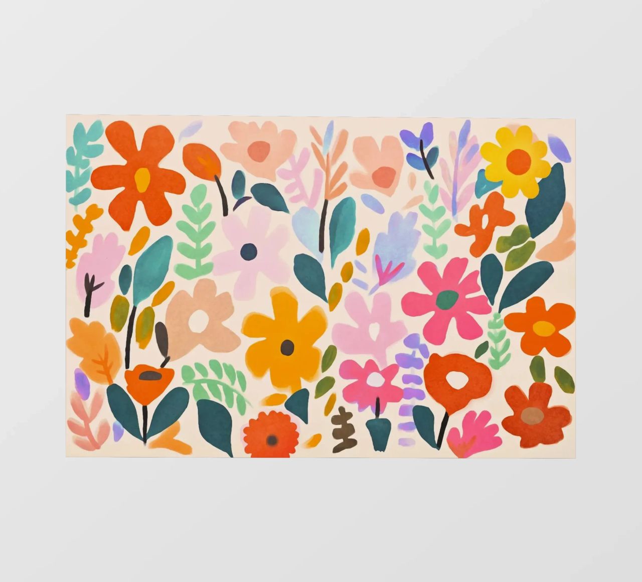 Giardino fiorito Matisse telo in pvc da Andrea Haase Modern Home