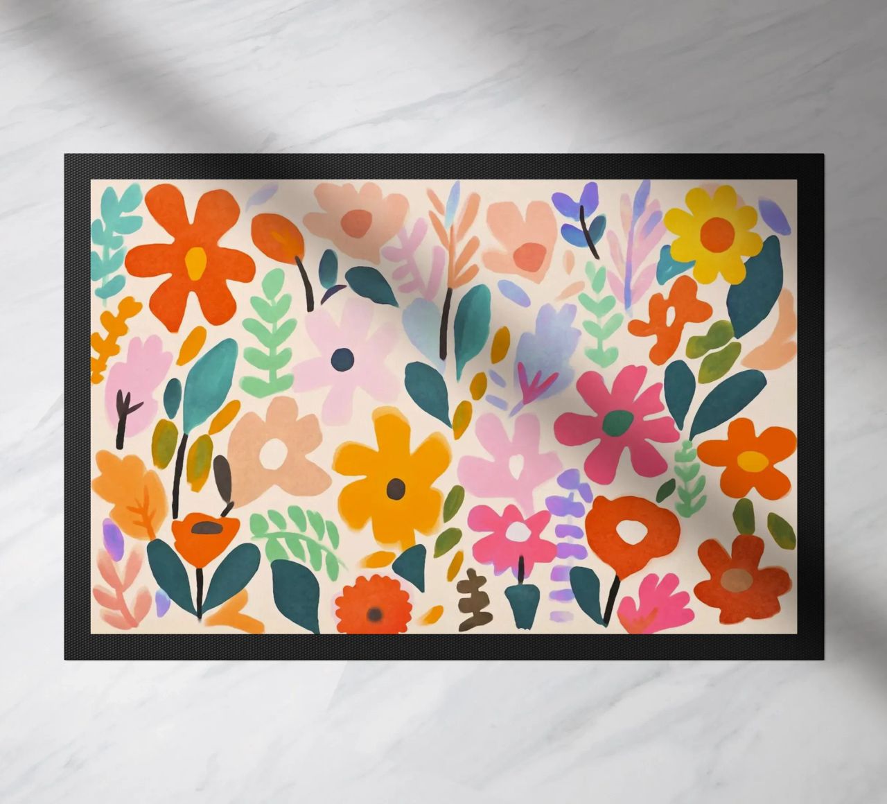 Matisse Flower Garden doormat by Andrea Haase Modern Home