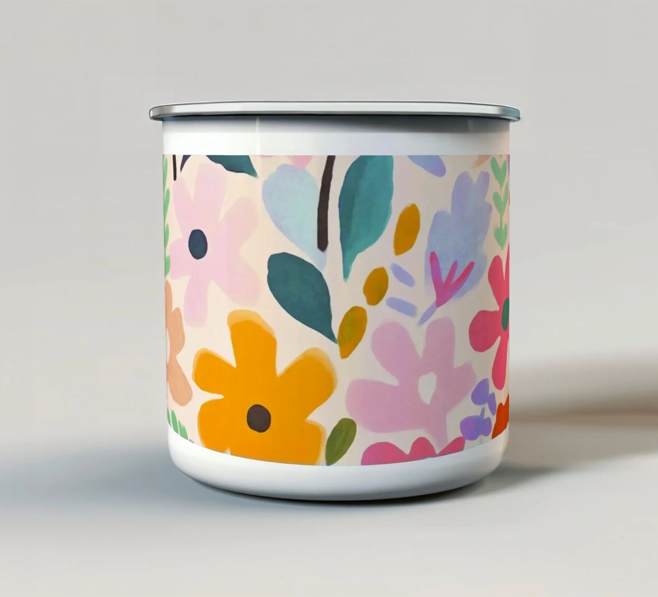 Matisse Flower Garden Emaille Tasse von Andrea Haase Modern Home