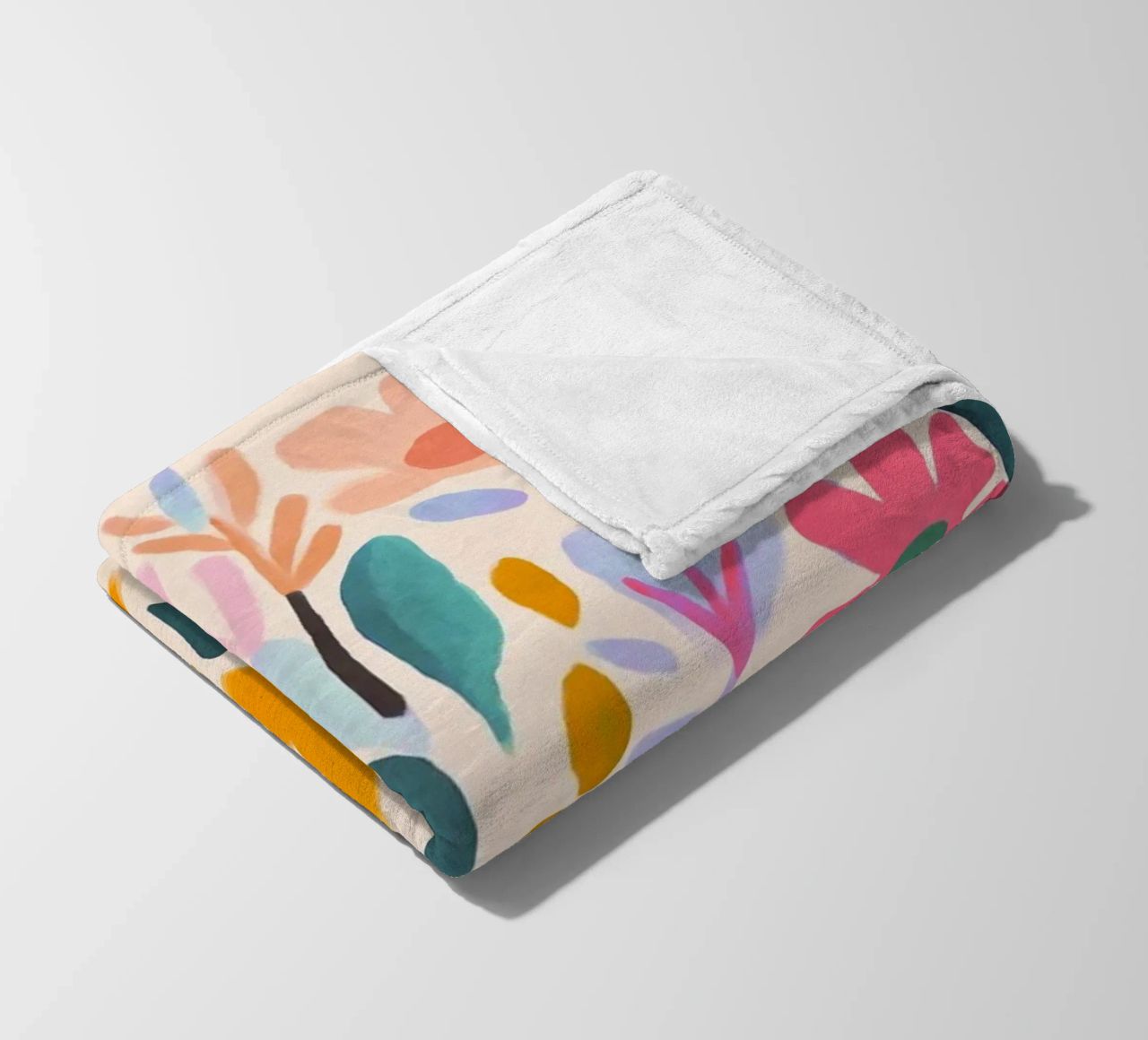 Matisse Flower Garden fleece blanket by Andrea Haase Modern Home