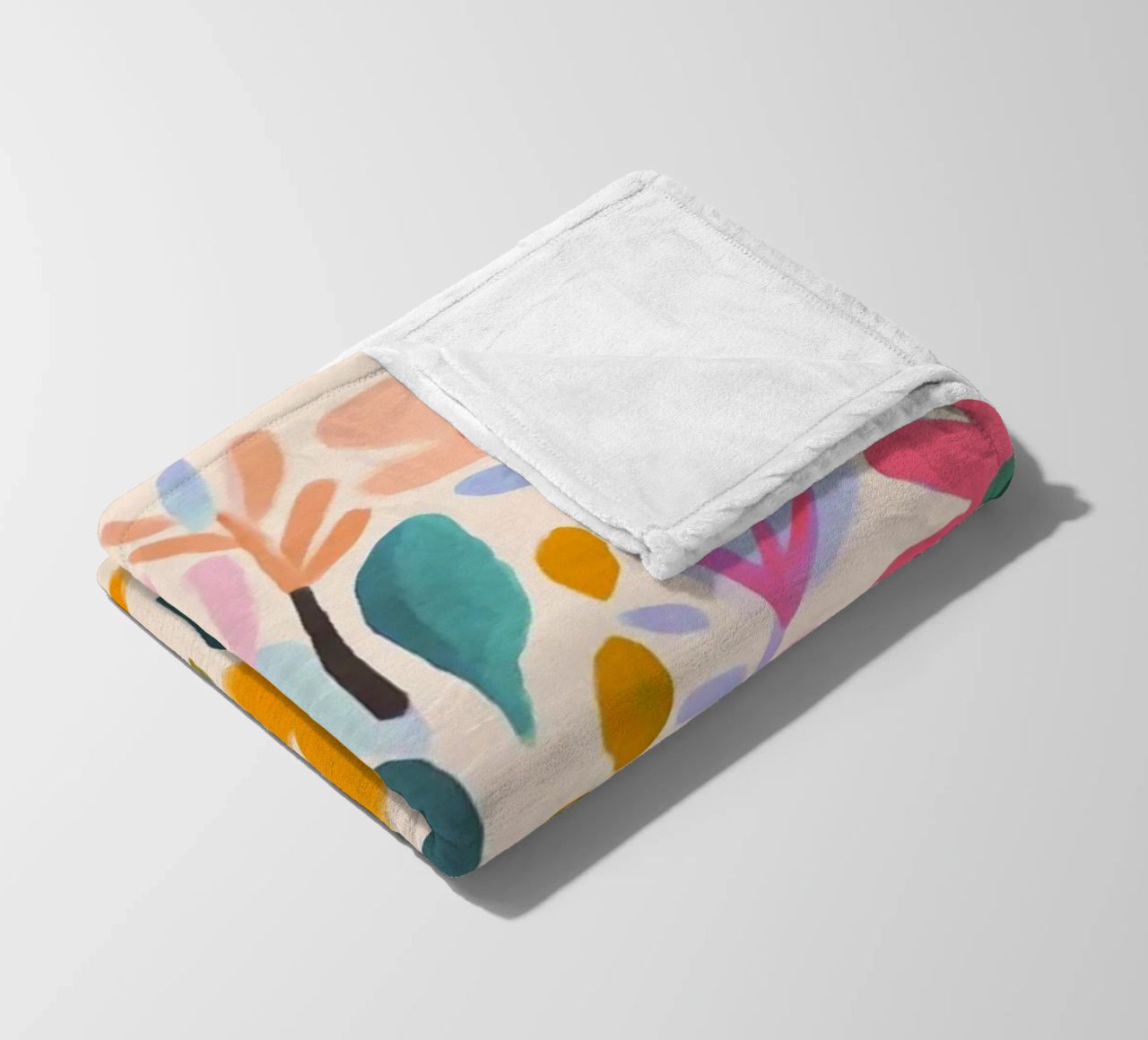Matisse Flower Garden fleece blanket by Andrea Haase Modern Home