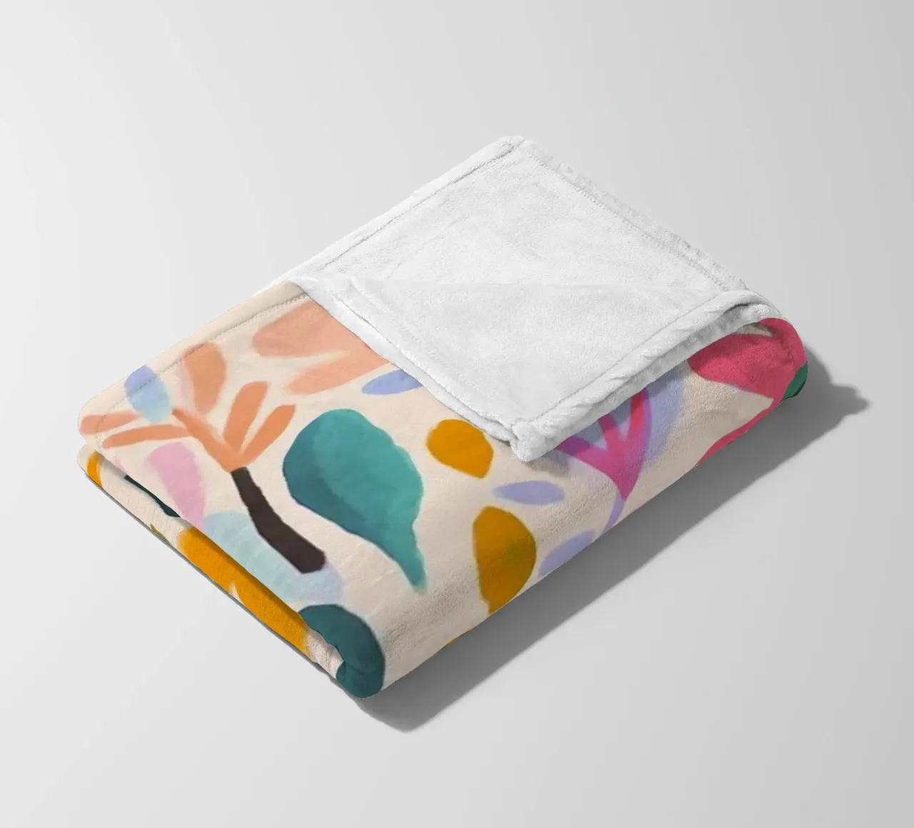 Giardino fiorito Matisse coperta in pile da Andrea Haase Modern Home