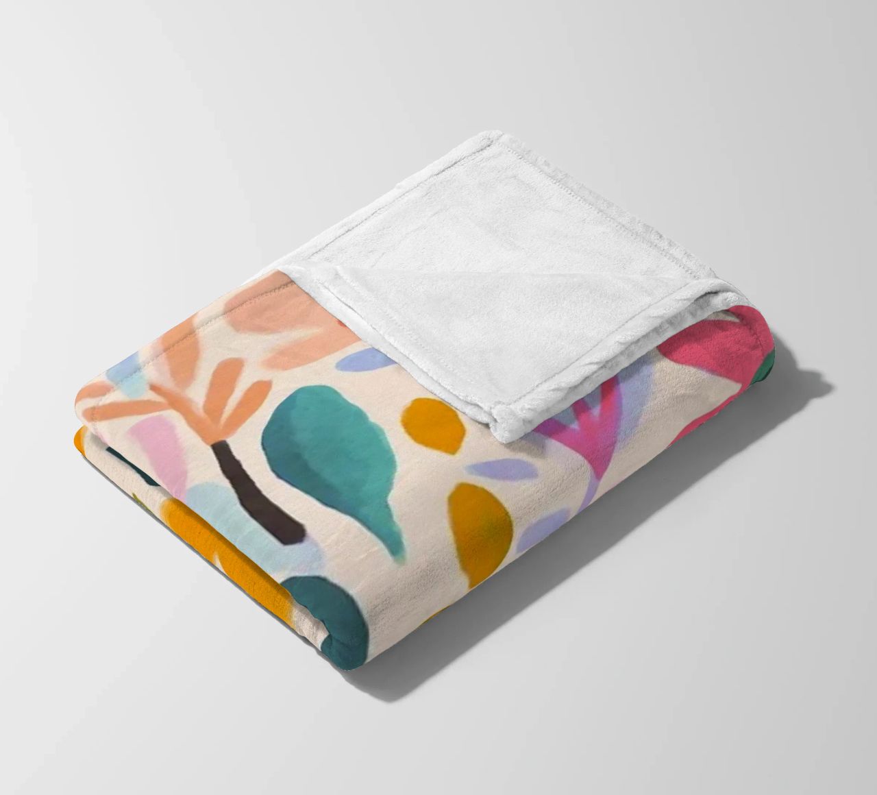 Matisse Flower Garden fleece blanket by Andrea Haase Modern Home