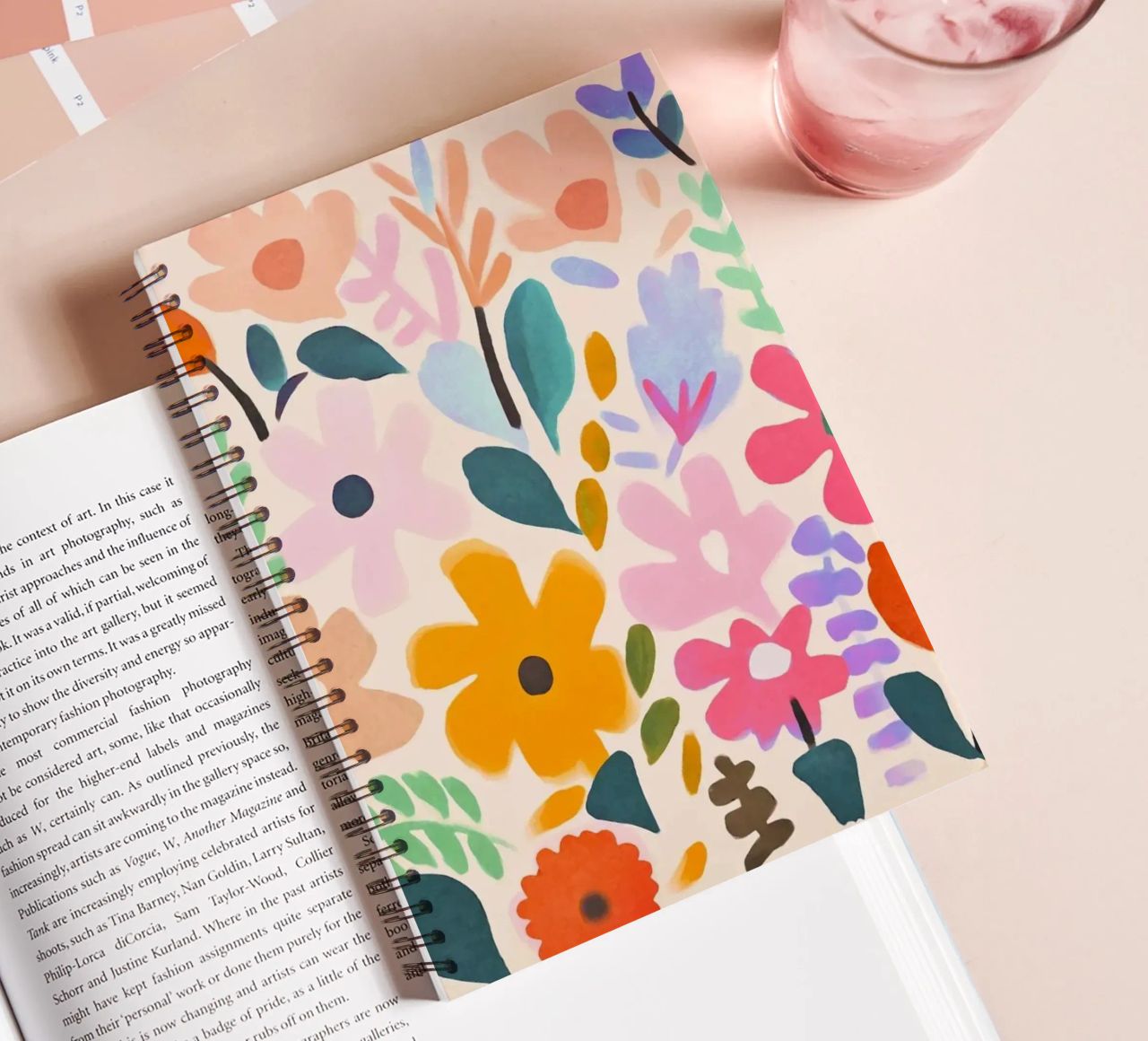 Matisse Jardin de fleurs carnet à spirale de Andrea Haase Modern Home