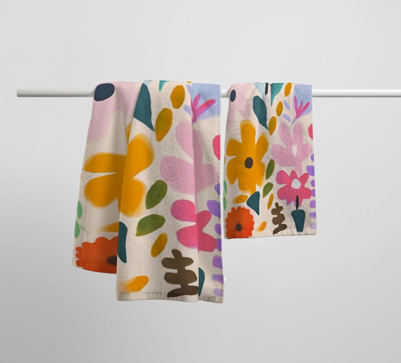 Matisse Flower Garden towel by Andrea Haase Modern Home