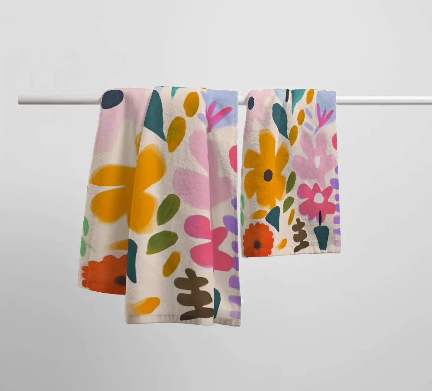 Matisse Flower Garden towel by Andrea Haase Modern Home