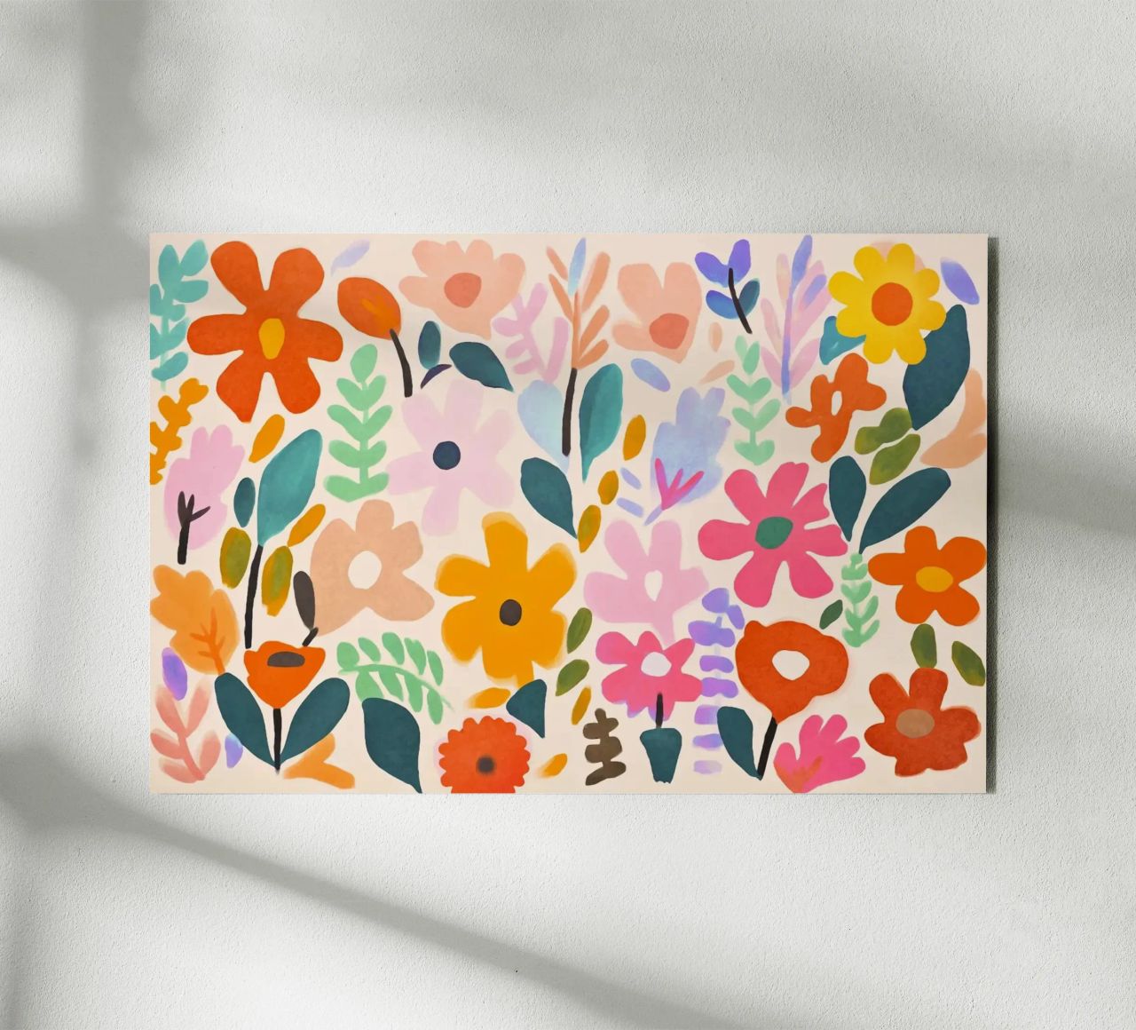 Giardino fiorito Matisse alluminio dibond da Andrea Haase Modern Home