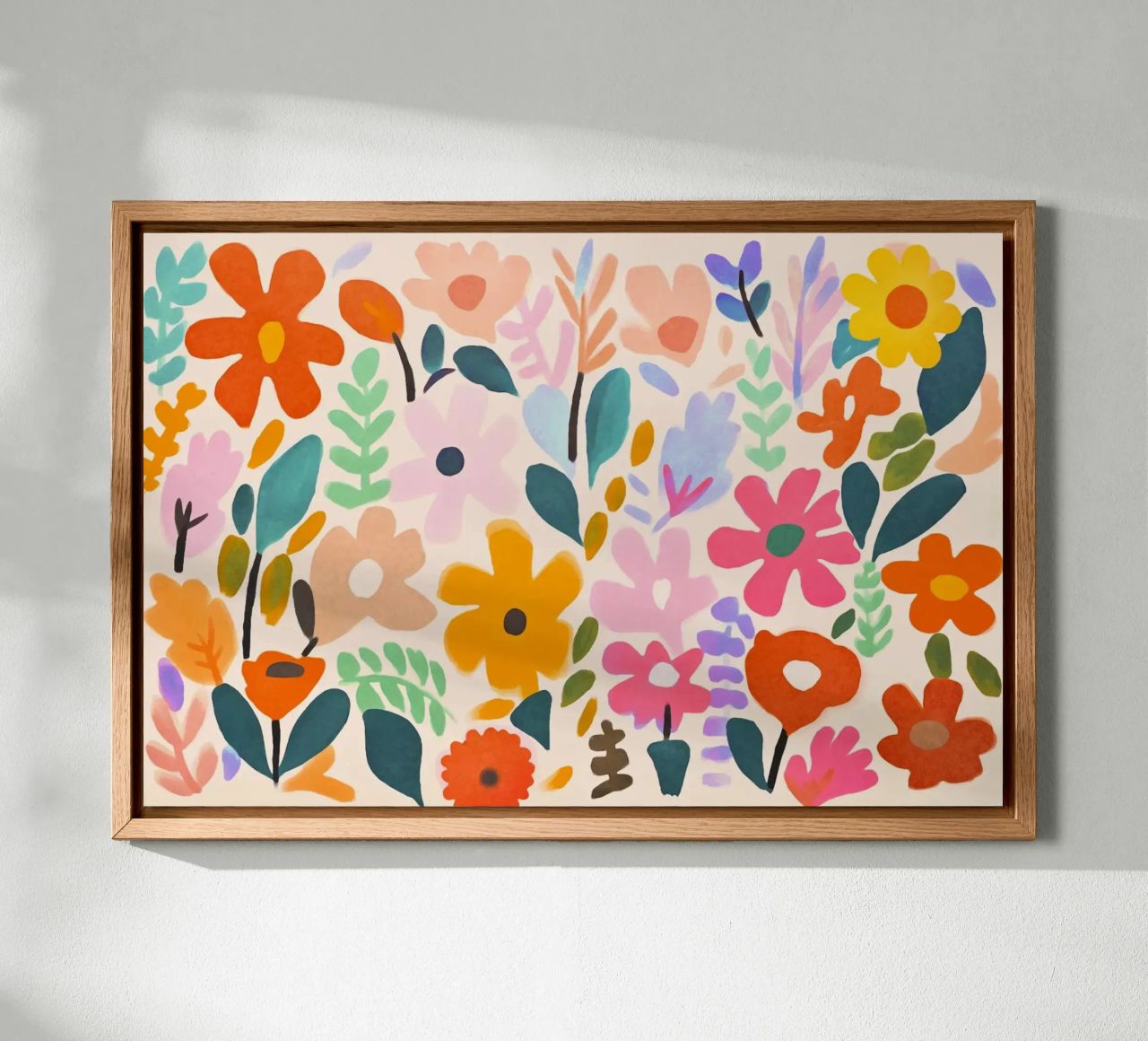 Matisse bloementuin canvas van Andrea Haase Modern Home
