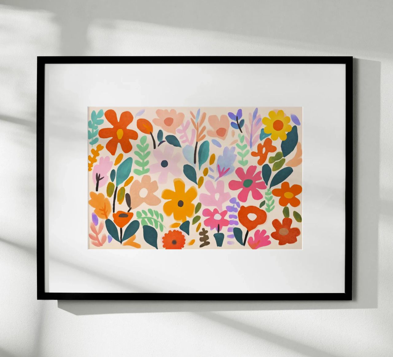Giardino fiorito Matisse poster da Andrea Haase Modern Home