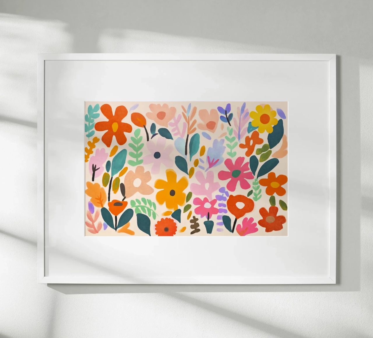 Giardino fiorito Matisse poster da Andrea Haase Modern Home