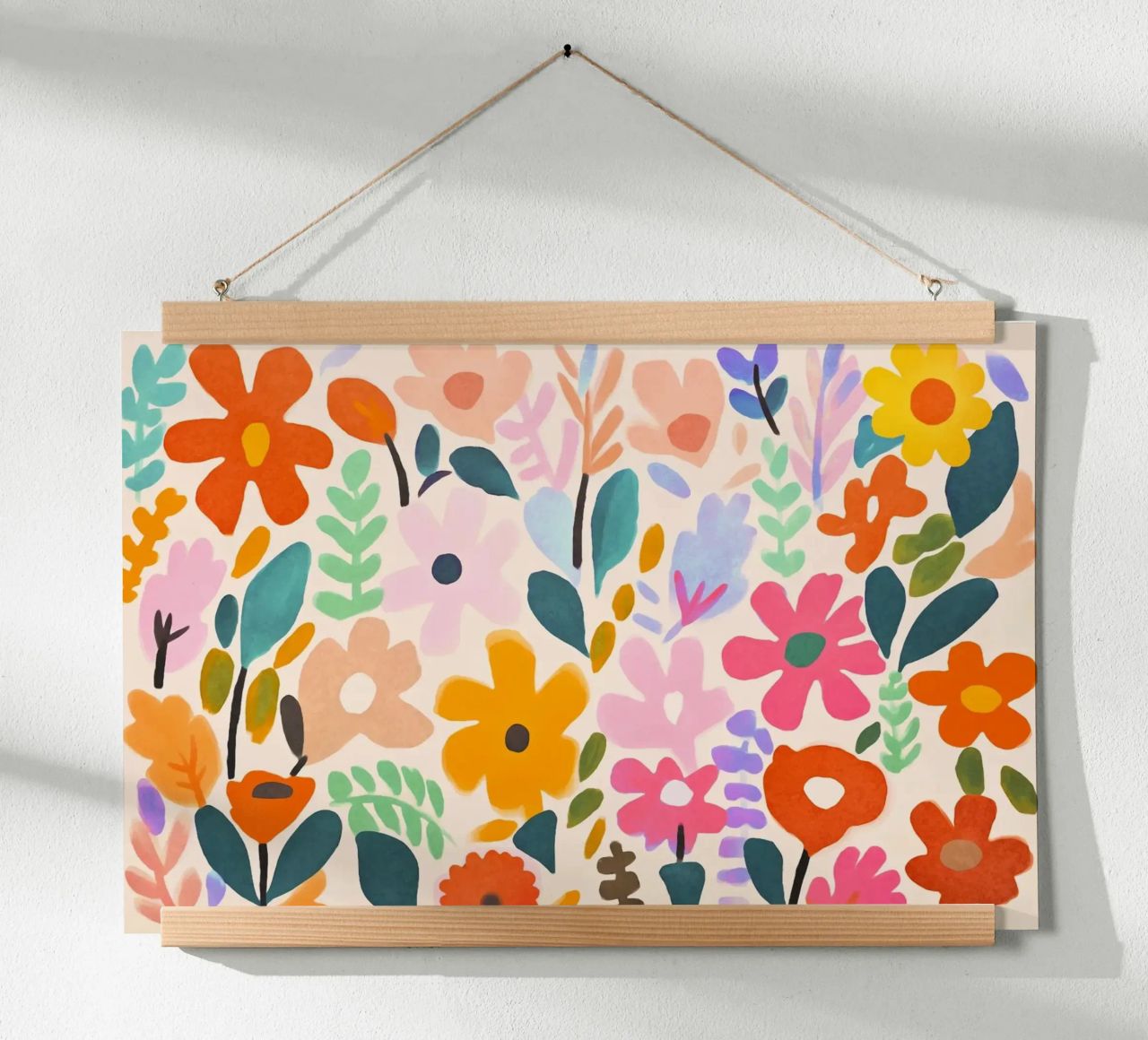 Giardino fiorito Matisse poster da Andrea Haase Modern Home