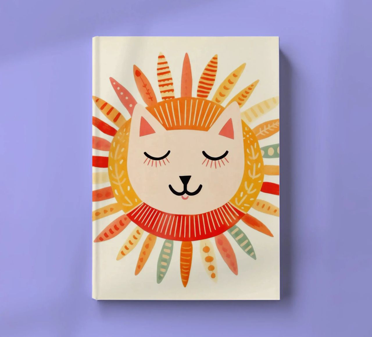 Chat mignon souriant carnet de notes de Andrea Haase Modern Home